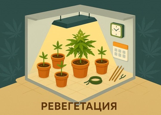 Ревегетация каннабиса: как вернуть куст к жизни