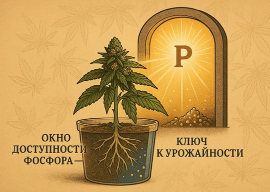 Фосфорное окно: ключ к урожайности каннабиса